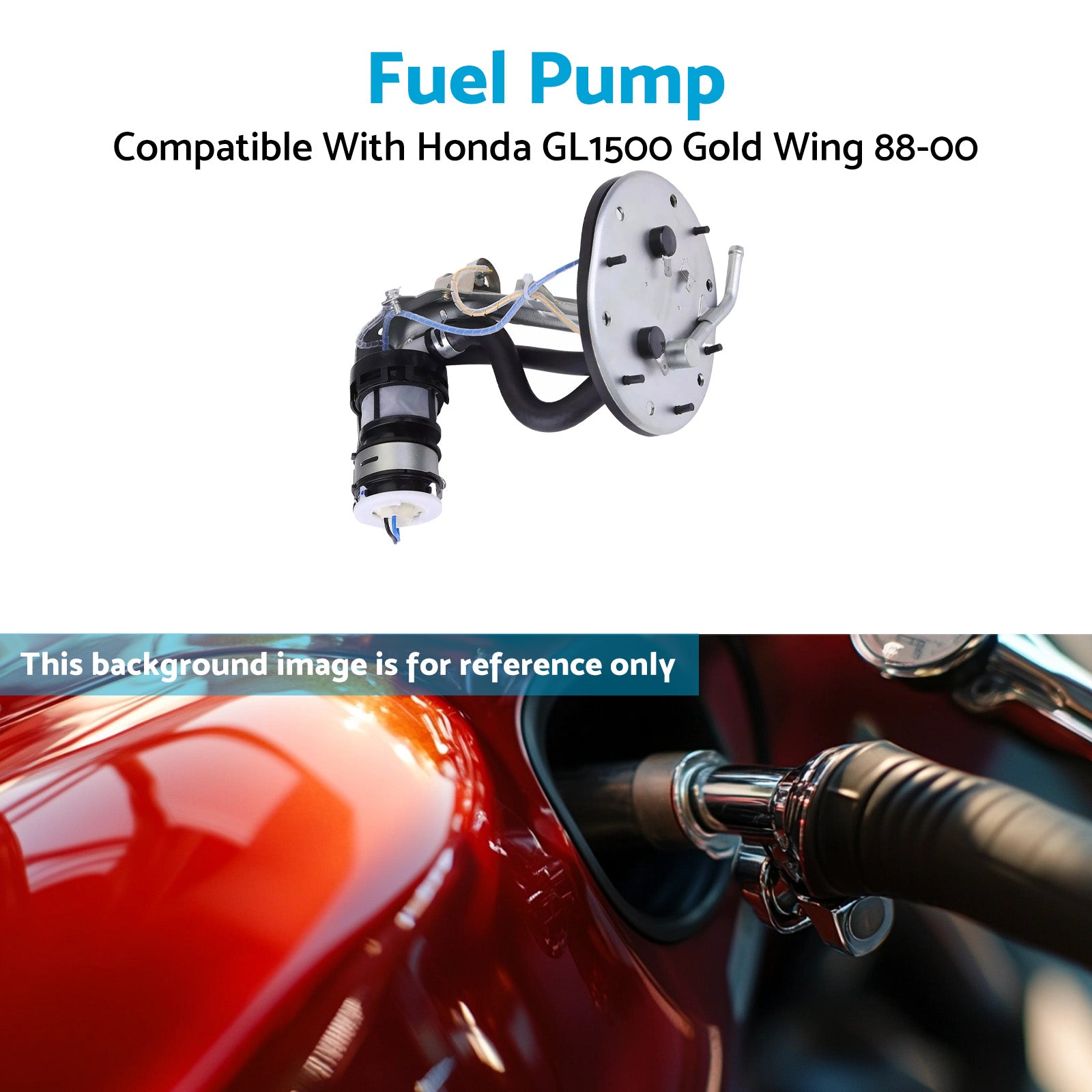 Fuel Pump 12V Electric Suitable For Honda GL1500 GL1500A GL1500SE 1988-2000.