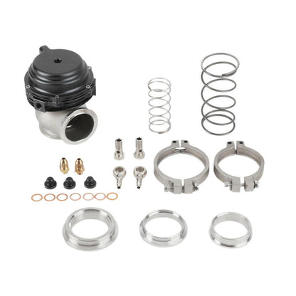 44mm Black Aluminum External Cooled Turbo Wastegate With V-Band Flanges Set.