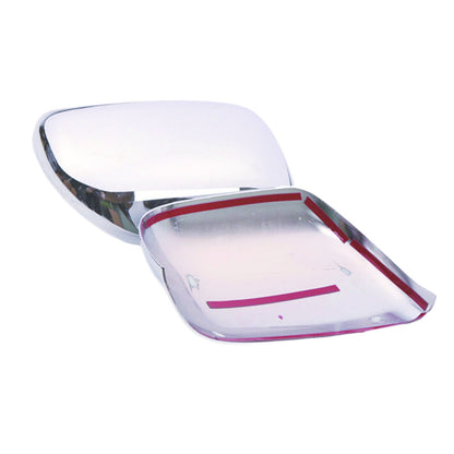 Side Door Rearview Mirror Cover Trim Chrome Pair Left & Right Suitable For Mitsubishi Pajero V80 2007-2021