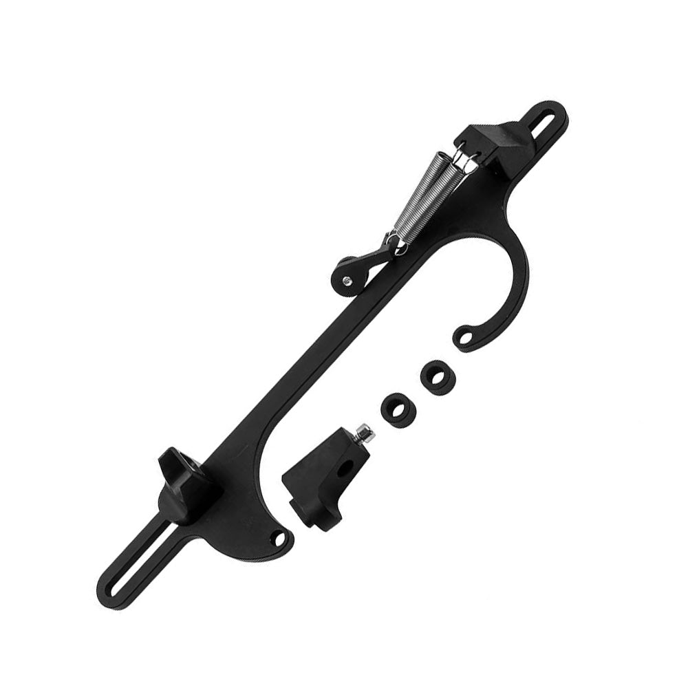Throttle Cable Bracket Carburetor Billet Aluminum Black Suitable For Carb 4150/4160