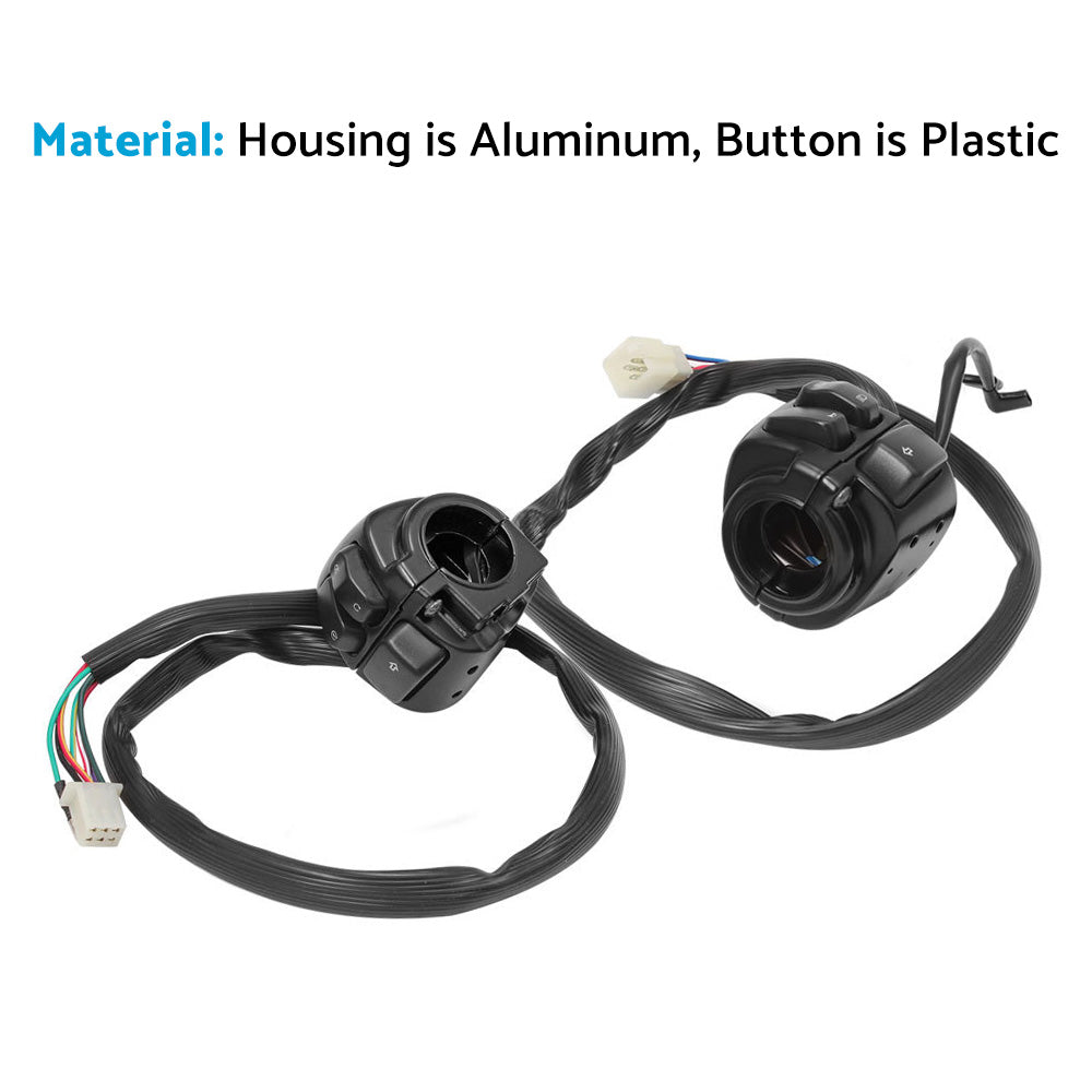 Motorcycle Handlebar Control Switches With Wiring Harness Suitable For Harley Dyna & V-Rod