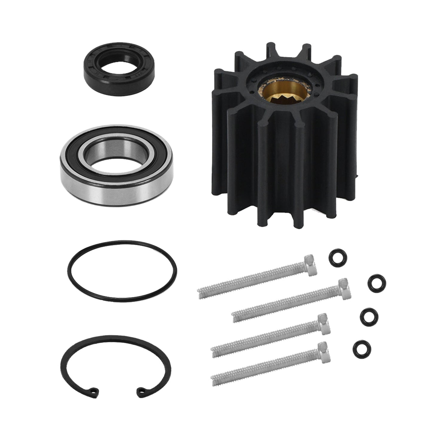 Pump Rebuild Kit With Raw Water Impeller Suitable For Volvo Penta 21212799.