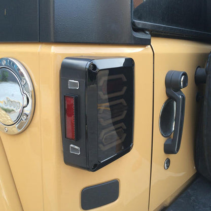 Smoked LED Tail Lights Rear Lamp Suitable For Jeep Wrangler JK 2007-2017