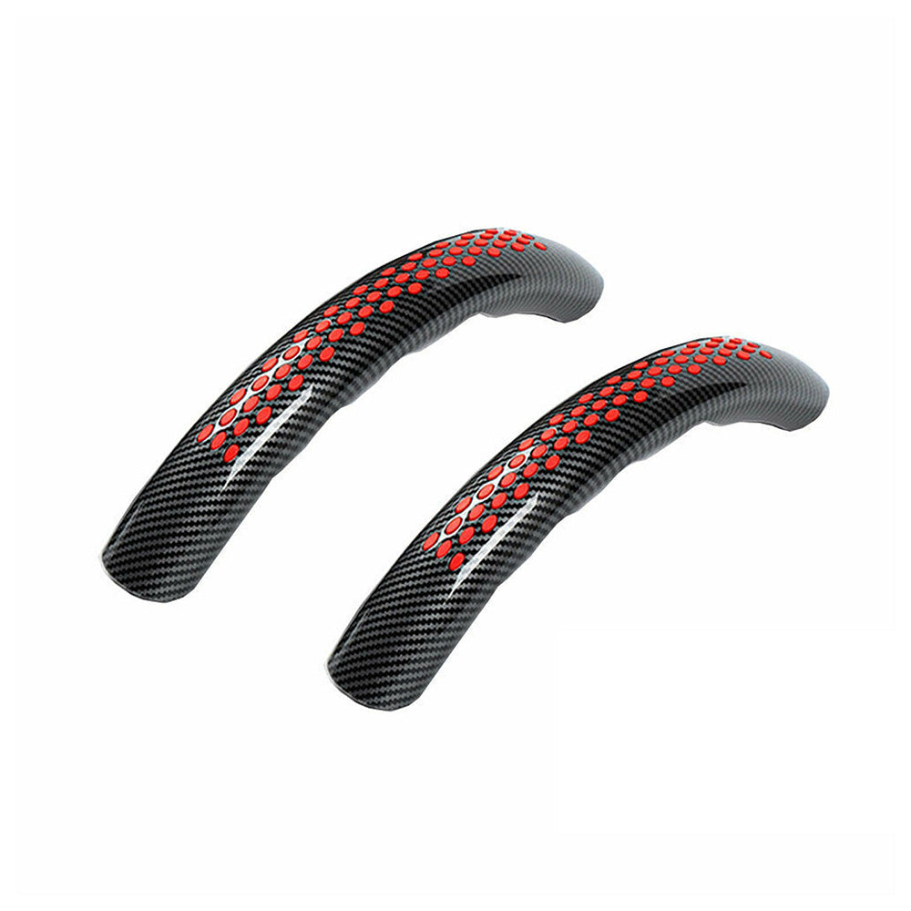 Carbon Fiber Steering Wheel Booster Cover Non Slip Universal Car Accessory.