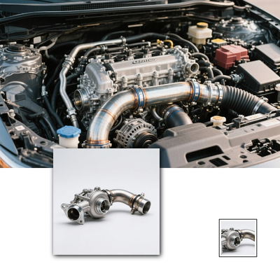Turbocharger Coolant Pipe Suitable for Toyota Camry 2018-2022 2.5L A25A-FKS.