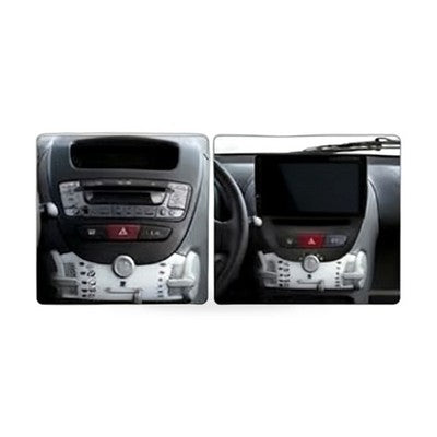 Android GPS Navigation Suitable for Peugeot 107 Citroen C1 Toyota Aygo 2005-2014.