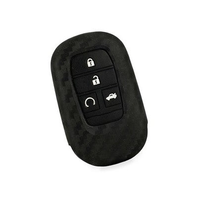 Carbon Fiber Silicone Key Fob Case Suitable for Honda Civic 2022 11th Gen.