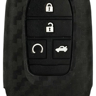 Carbon Fiber Silicone Key Fob Case Suitable for Honda Civic 2022 11th Gen.