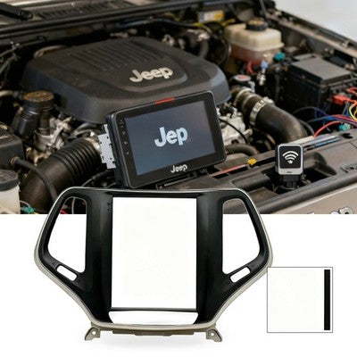 Vertical Screen Android Navigation GPS for 2016-2019 Jeep Cherokee WiFi.