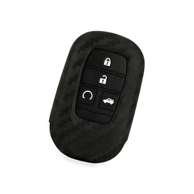 Carbon Fiber Silicone Key Fob Case Suitable for Honda Civic 2022 11th Gen.