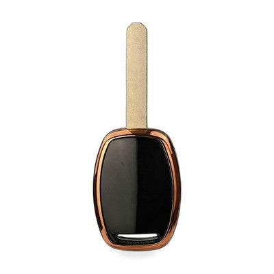 Honda Accord CRV City Fit Civic Car Key Case Key Bag Protective Cover Gold Edge.