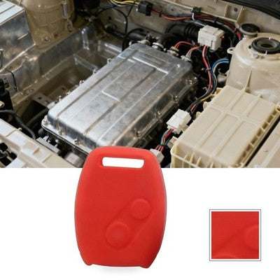Honda Hollow Silicone Key Case Honda Key Cover Straight 3-Button Car Key Silicone Sleeve.