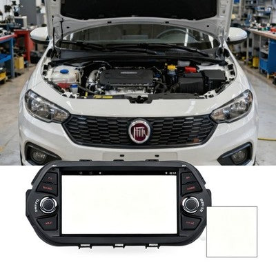 Large Screen GPS Navigation Car MP5 Carplay Suitable for Fiat Egea 2015-2017.
