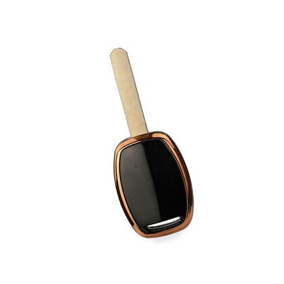 Honda Accord CRV City Fit Civic Car Key Case Key Bag Protective Cover Gold Edge.