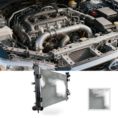 Radiator Suitable for Renault Captur 0.9L 1.2L Petrol 1.5L Diesel 2013-2018.