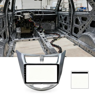 Android Large Screen Navigation Suitable for Hyundai Verna 2010-2015 Bluetooth.