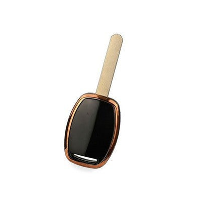 Honda Accord CRV City Fit Civic Car Key Case Key Bag Protective Cover Gold Edge.