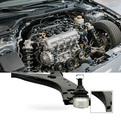 Front Lower Left Right Control Arms with Ball Joints Suitable for Volvo S40 V50.