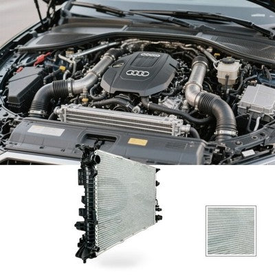 Radiator Fit For AUDI A8 S8 4H 2.0TFSI 2.5FSI 3.0TTFSI 3.0TDi Petrol Diesel.