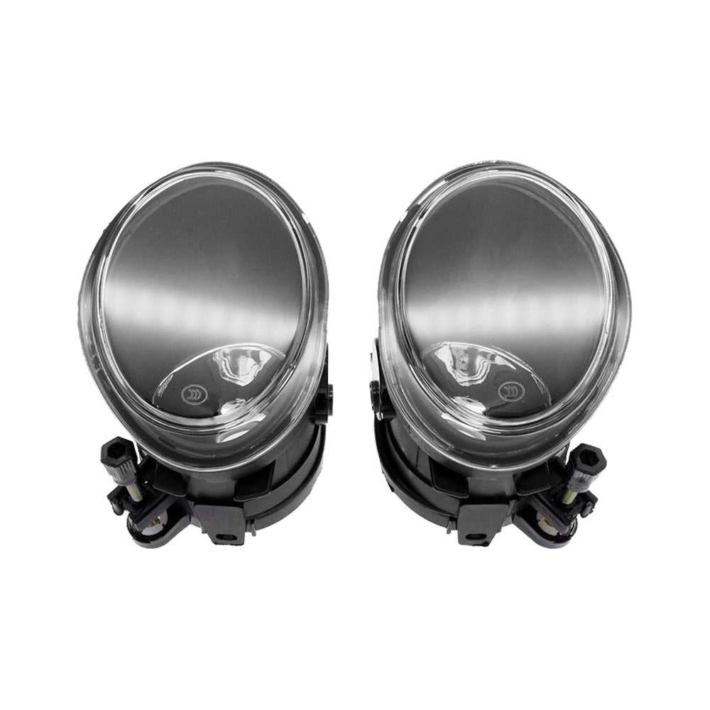 Pair Replacement Clear Fog Lights Lamps Suitable for 2001-2006 BMW E46 3-Series.