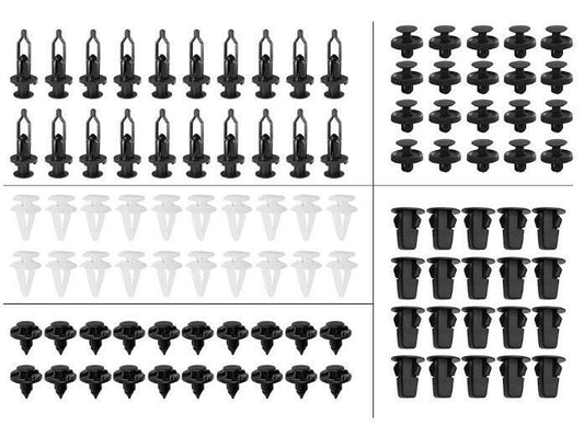 100PCS Panel Clip Lock Nut Splash Guard Push Rivet Suitable For Toyota Lexus.