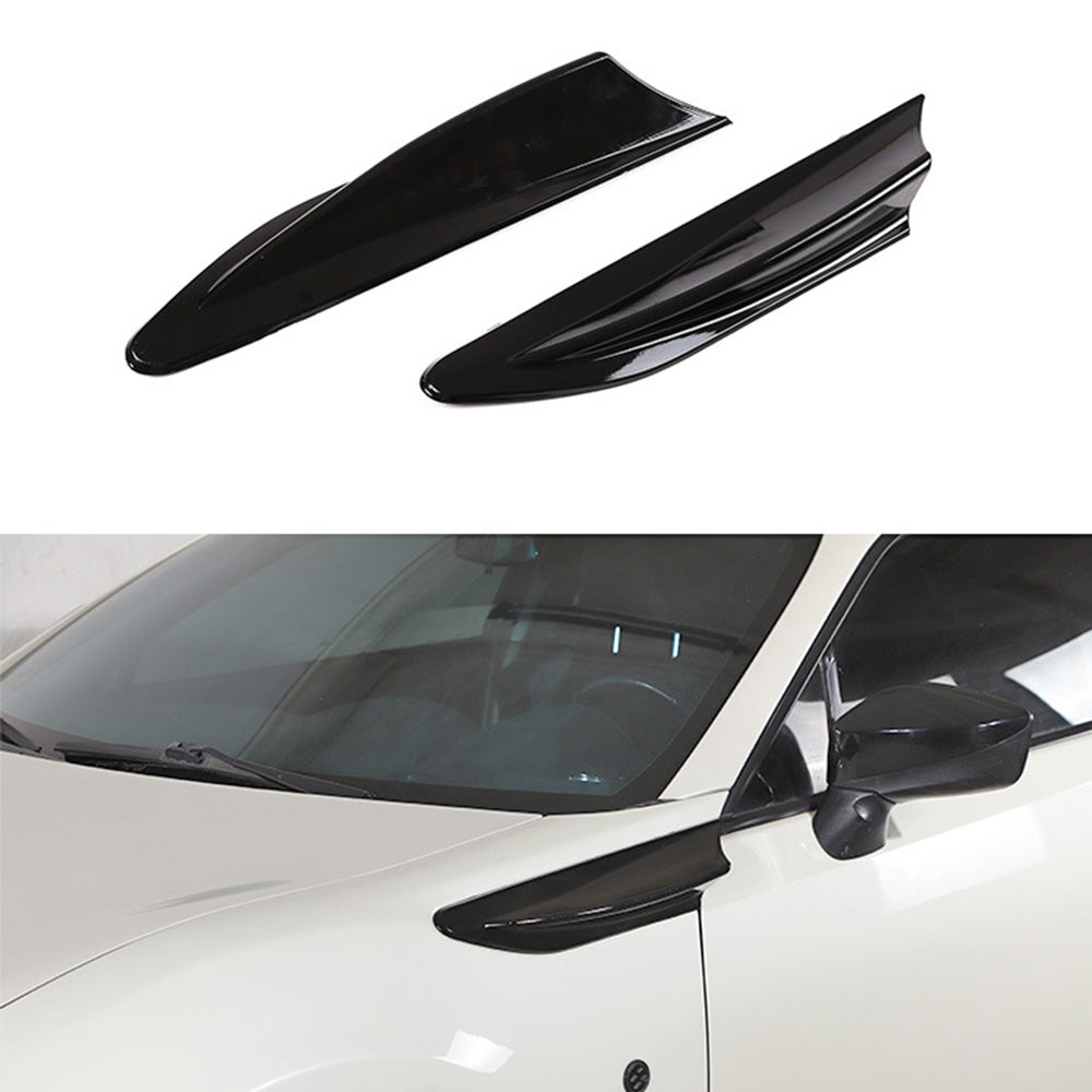 Black Side Fender Fin Vent Trim Suitable for Toyota 86