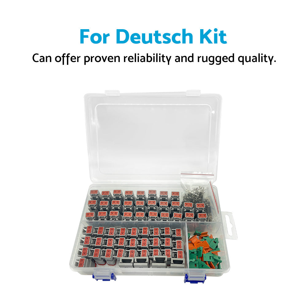 233pcs DT 2-Way Connector Kit Waterproof Plug Suitable for Auto Marine Electrica