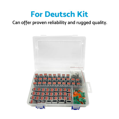 233pcs DT 2-Way Connector Kit Waterproof Plug Suitable for Auto Marine Electrica