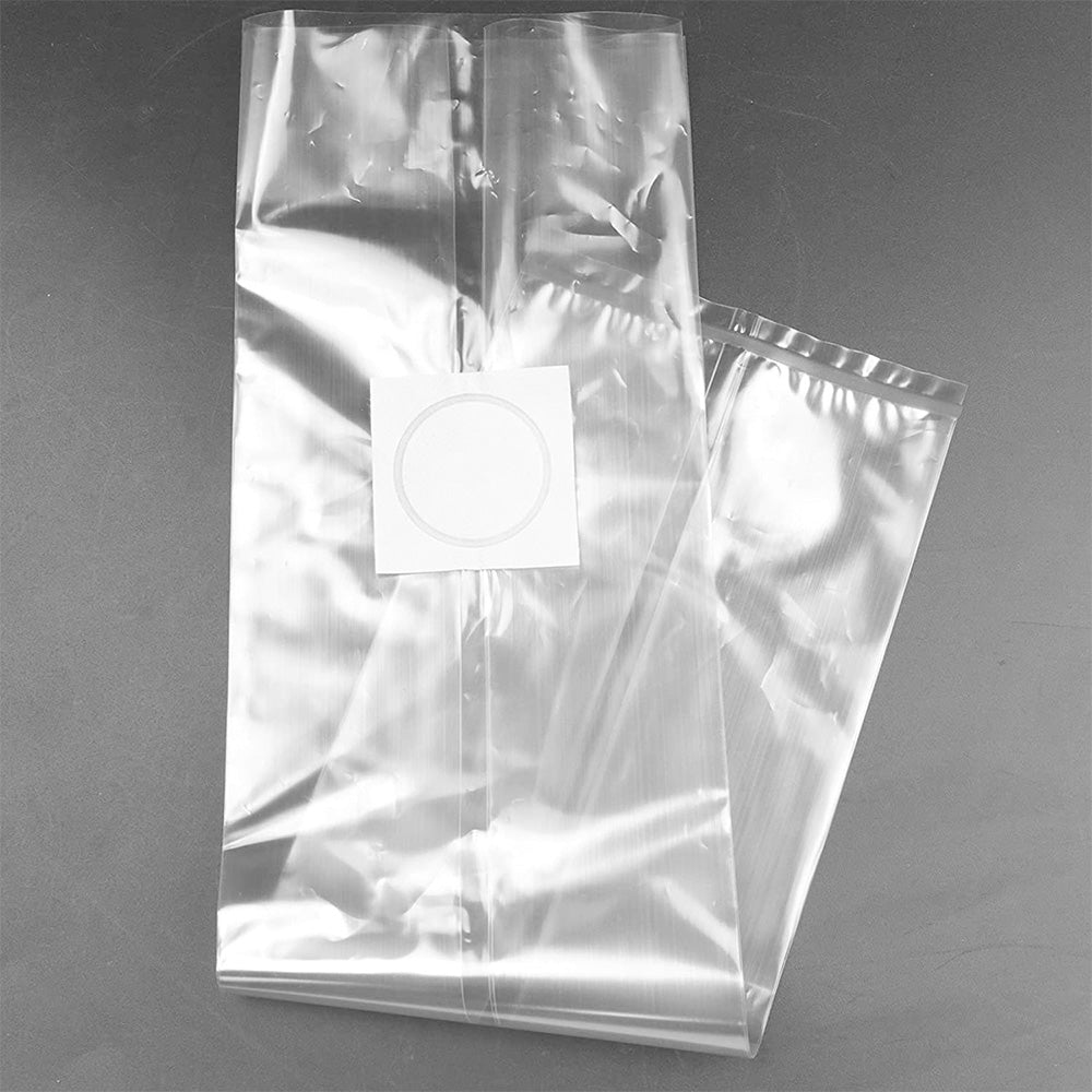 Mushroom Growing Bags 50x Breathable Autoclavable Stand-Up Tear-Resistant