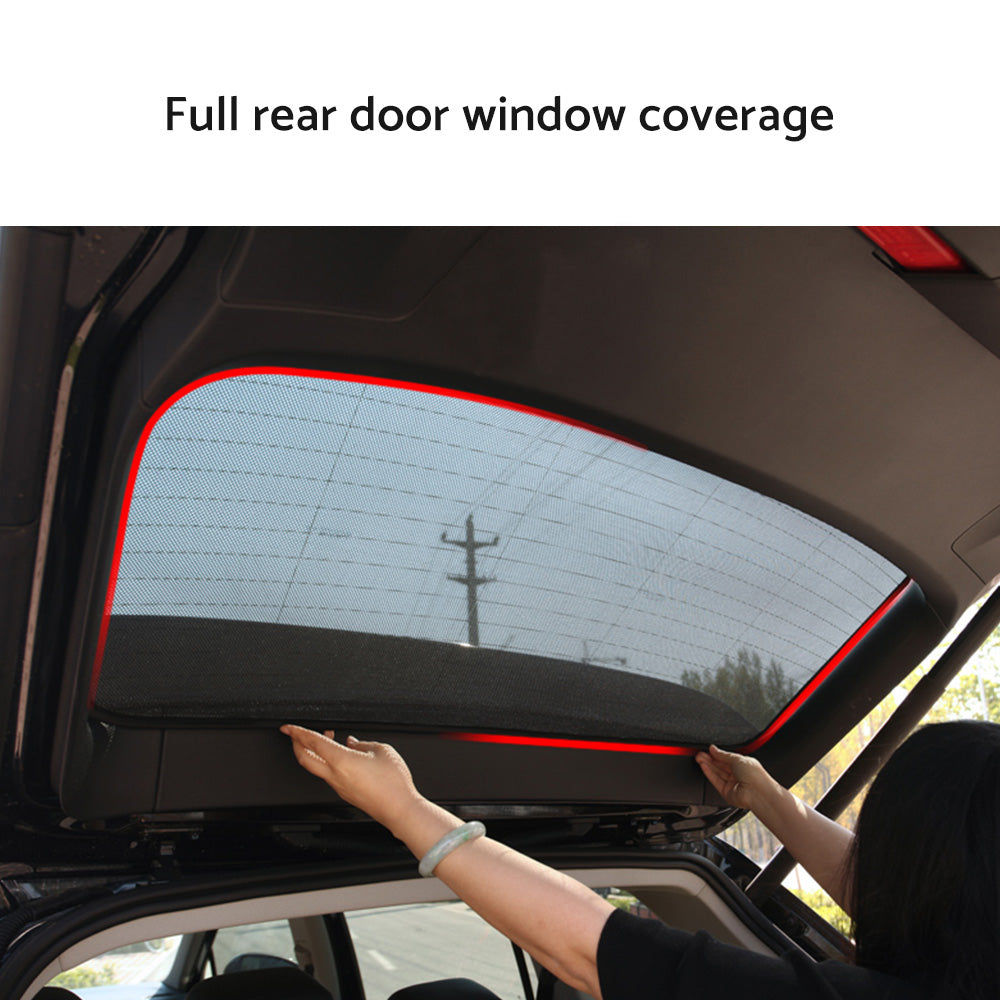Magnetic Rear and Side Window Sun Shade Mesh Suitable For Toyota RAV4 2019-2023.
