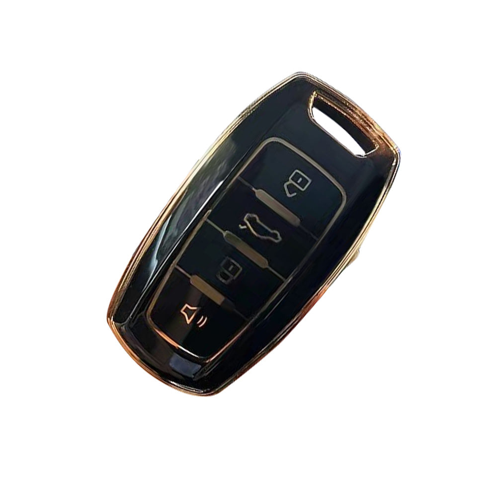 Black TPU Remote Key Fob Case Cover Suitable For Great Wall Haval Hover H1 H4 H6 H7 H9.