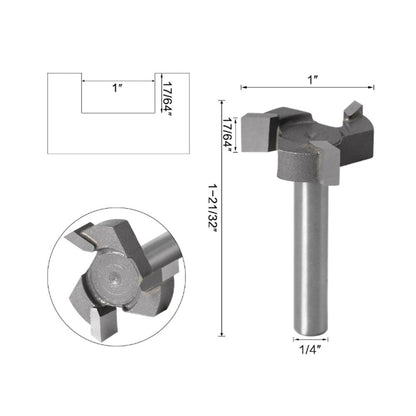 Spoilboard Surface Planing CNC Router Bit 1 or 4 inch  Shank Planer Surfacing Cleaning.