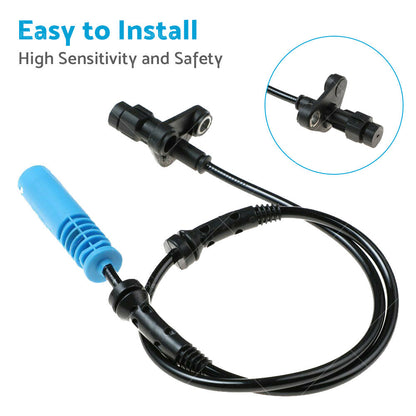 2x Front ABS Wheel Speed Sensor Suitable for BMW E39 34526756375
