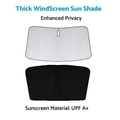 6 Layer WindScreen Sun Shade Suitable For Toyota RAV4 2019-2024 Thick UV Protection.