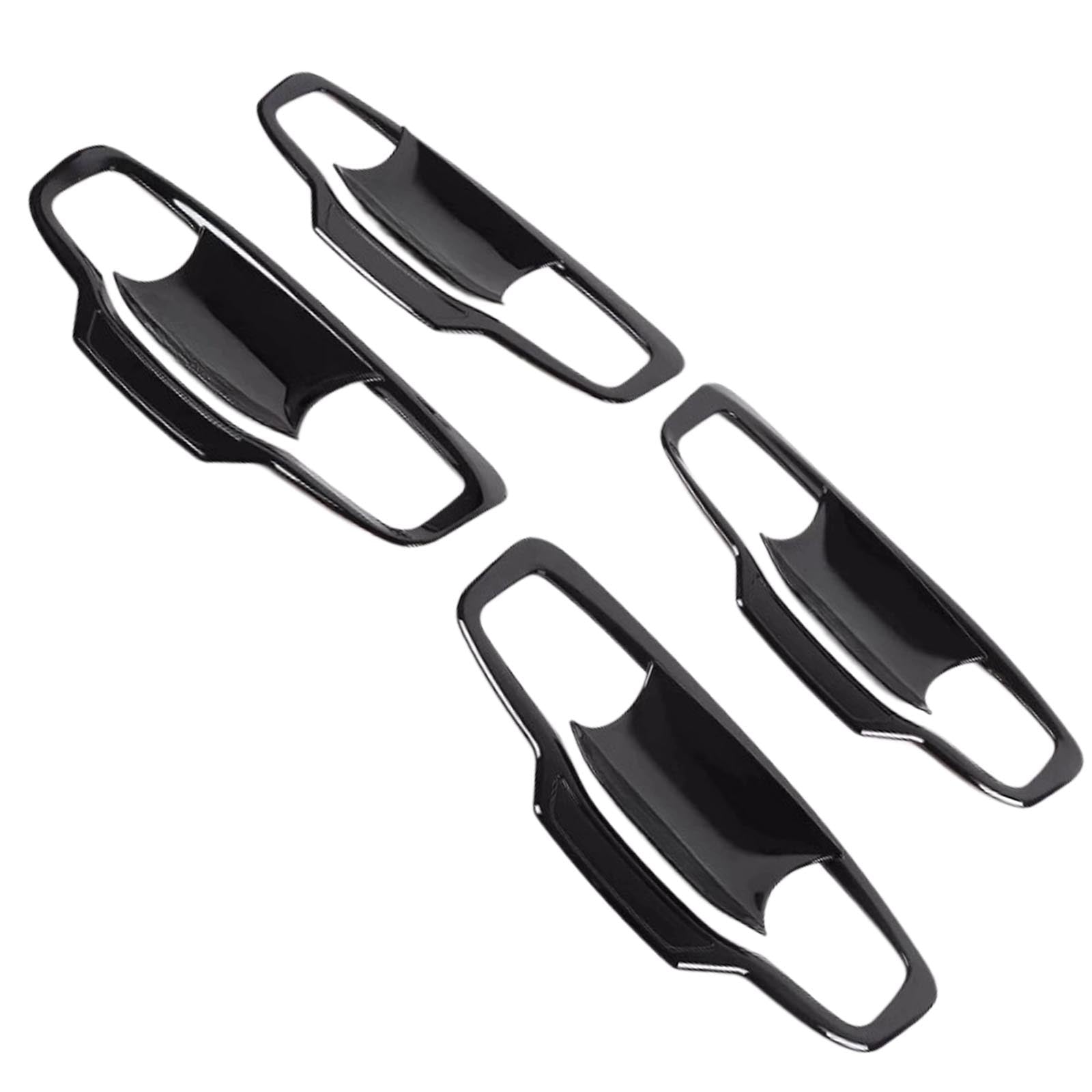 Door Handle Bowl Cover Trim Gloss Black Suitable For Mitsubishi Triton MV 2024+.