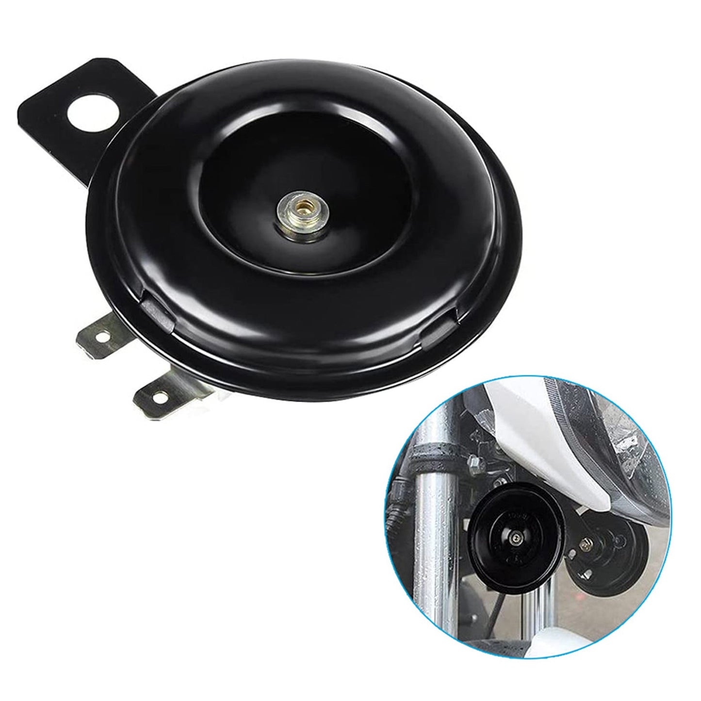 6V Universal Motorcycle Horn Suitable For Suzuki Gokart Buggy Scooter Yamaha.