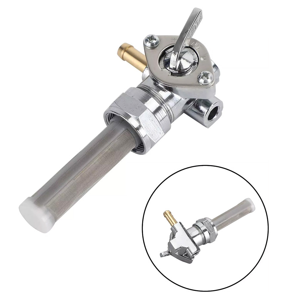 22mm Fuel Tap Petcock Valve Right Outlet Suitable for Harley-Davidson Bad Boy