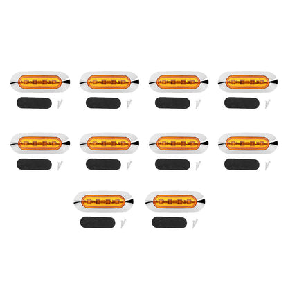 10x LED Clearance Side Marker Lights Suitable for Truck Trailer Lorry