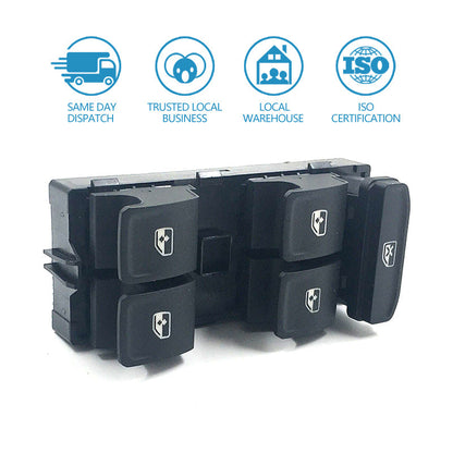 Power Window Switch Suitable For SEAT Leon, VW Golf MK7, Passat, Tiguan & Skoda 5G0959857