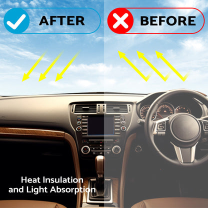 Black Non-Slip Dash Mat Cover Suitable For Subaru Outback Wagon GEN 5 2015-2020.