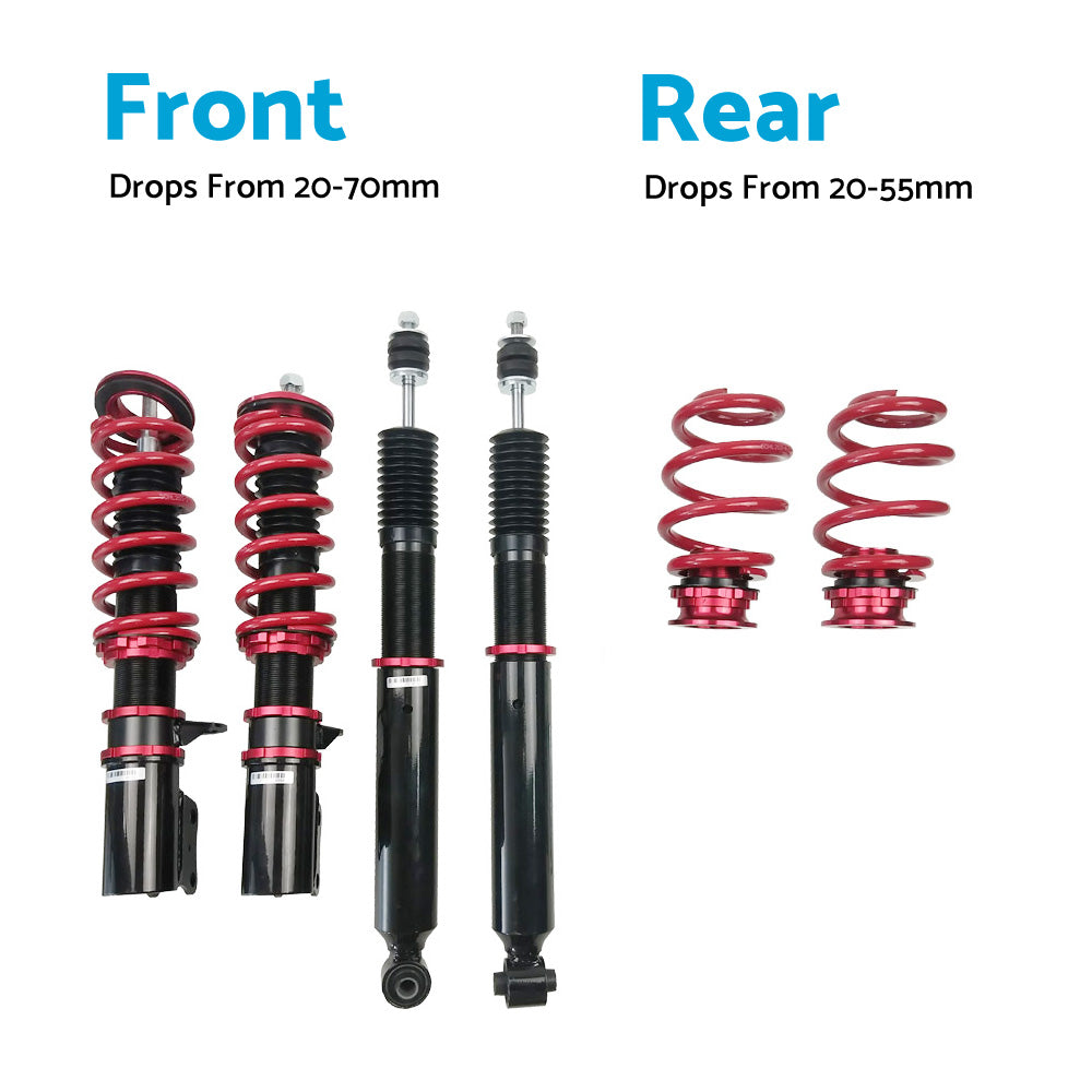 Shock Absorber Coilover Suspension For Holden Commodore VT VX VY Adjust Damper.