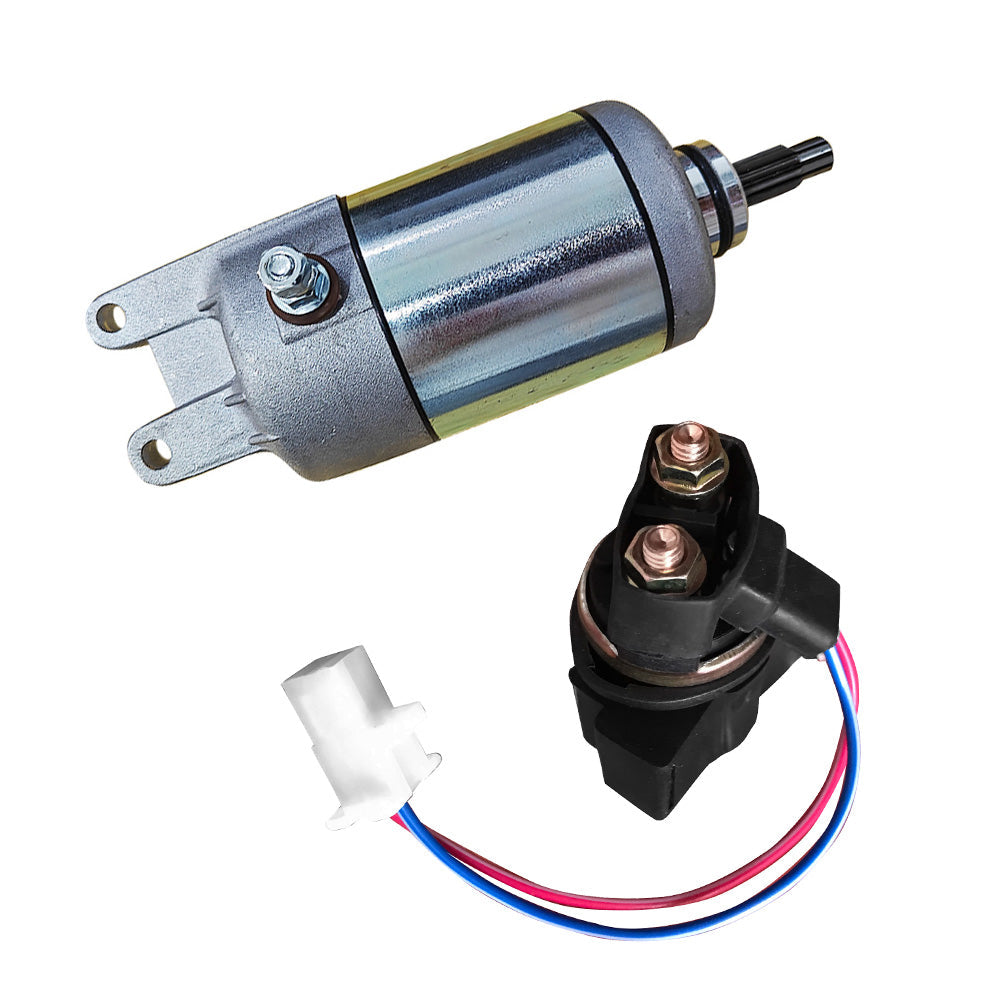Starter Motor w  Relay Solenoid Suitable For Honda TRX300 TRX300FW FourTrax 300.