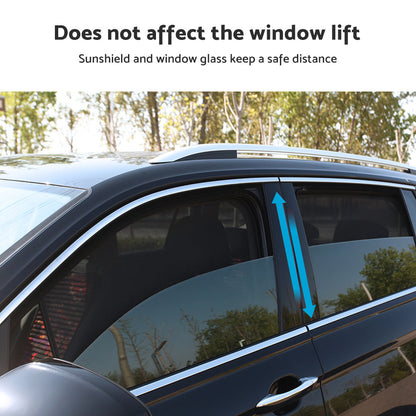 Magnetic Rear and Side Window Sun Shade Mesh Suitable For Toyota RAV4 2019-2023.