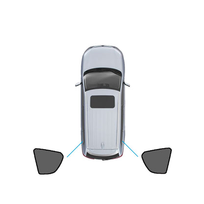 Window Shade Black Suitable For Toyota RAV4 2005-2012 UV Protection Window.