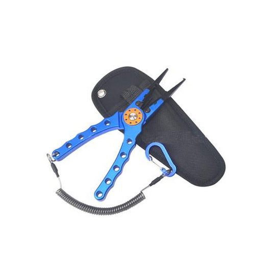 7.9in Aluminium Fishing Pliers Hook Remover Line Cutter Fish Grip