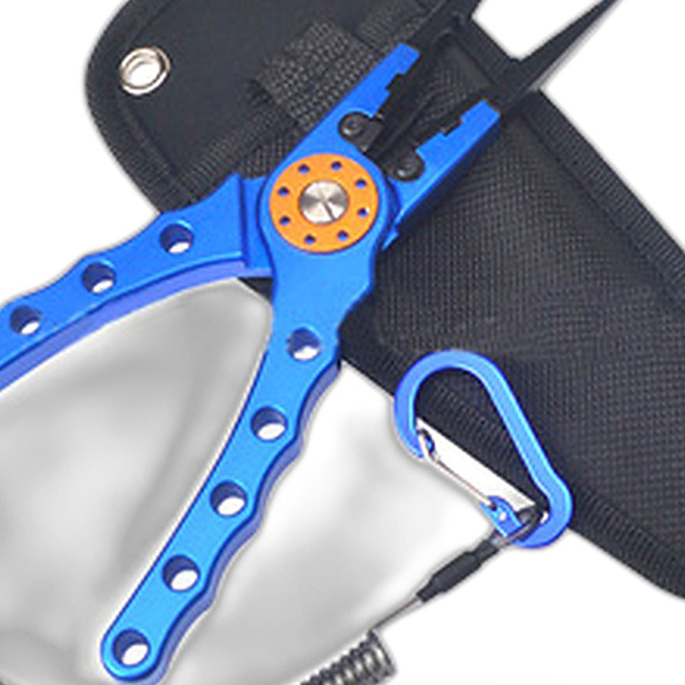 FITS Aluminium Fishing Pliers Hook Removal ! Line Cutting Mono Braid ! Fish Grip - XQ1