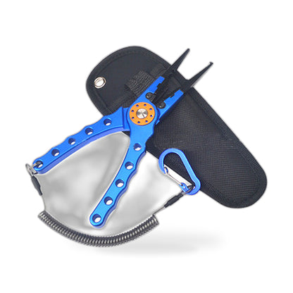FITS Aluminium Fishing Pliers Hook Removal ! Line Cutting Mono Braid ! Fish Grip - ZT2