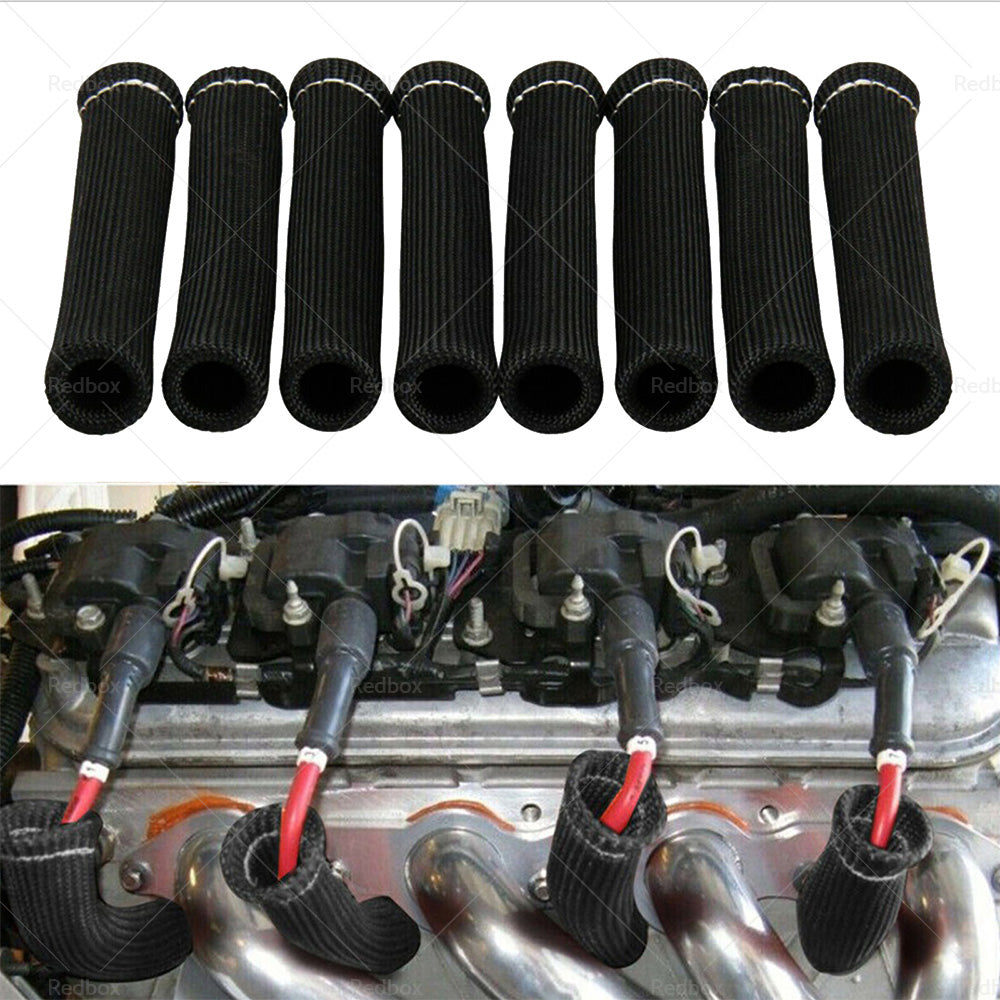Spark Plug Wire Heat Shield Sleeve Protector Boots Suitable For LS1 / LS2.