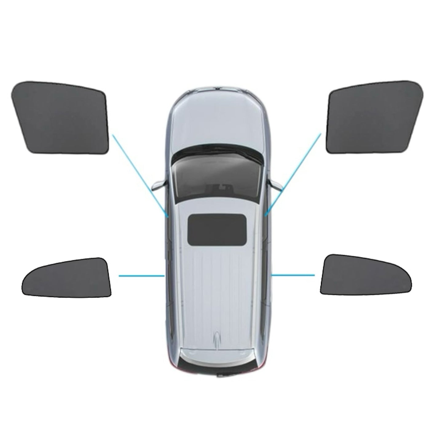 Car Window Sun Blind Suitable for Mercedes Benz GLA Class 2014-2019 Magnetic.