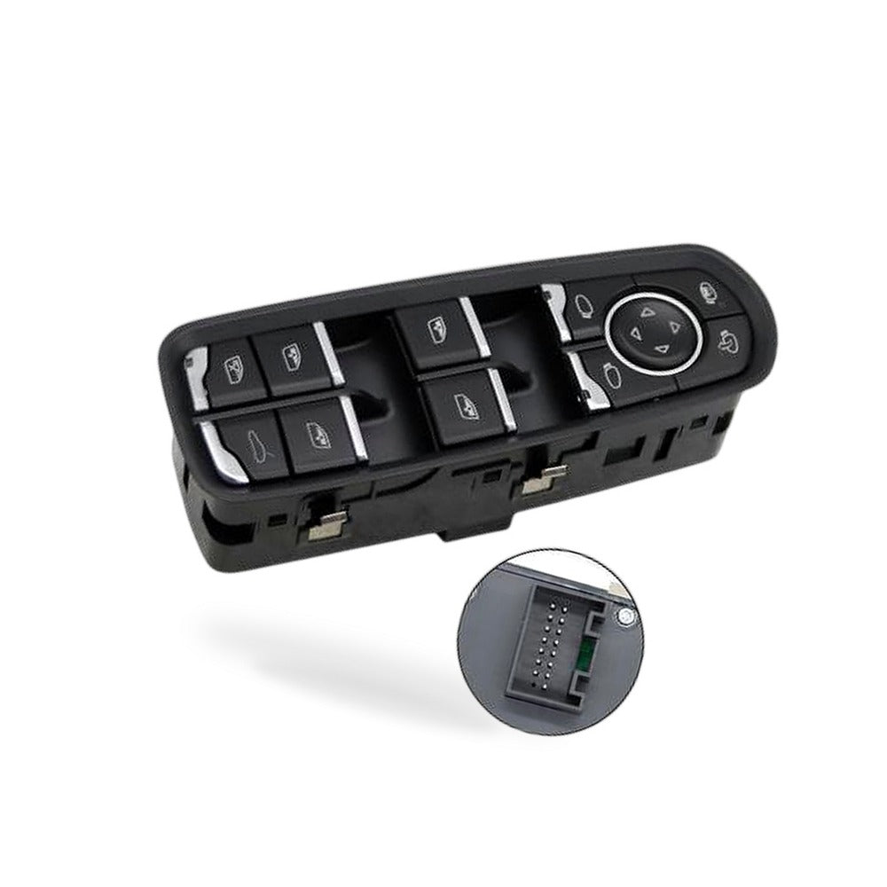 High end window standard, 7PP959858AEDML suitable for Porsche window regulator adjustment switch, power window control master switch - BD1